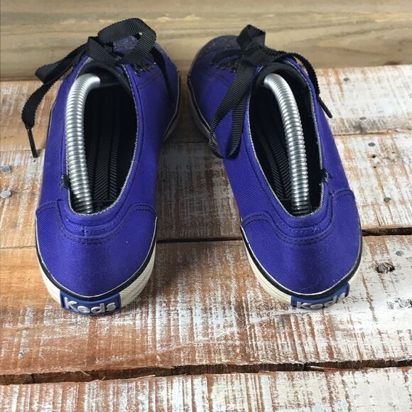 Keds Womens Rally Glitter Toe Violet Canvas SNEAKERS Shoes WF48797 - Picture 2 of 8